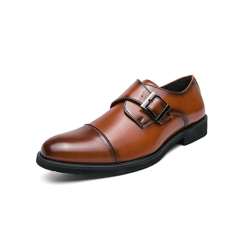 Low-cut British-style Business Shoes for Trendy Professionals