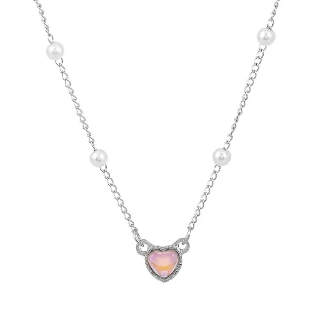 Gold Color Simple Love Heart Pendant Necklace - Neon North Clothing