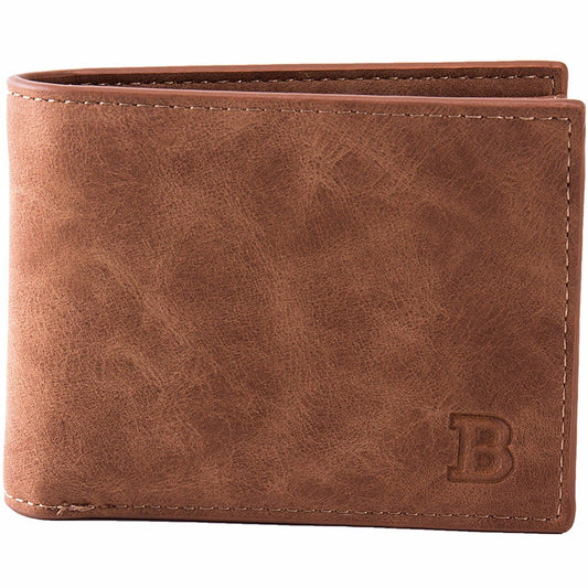 Men's Wallet with Coin Bag Zipper - Stylish, Functional Design