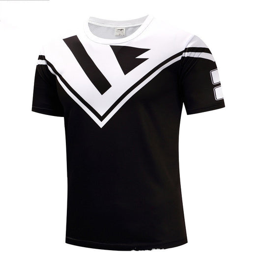 Camiseta deportiva de camuflaje para hombre