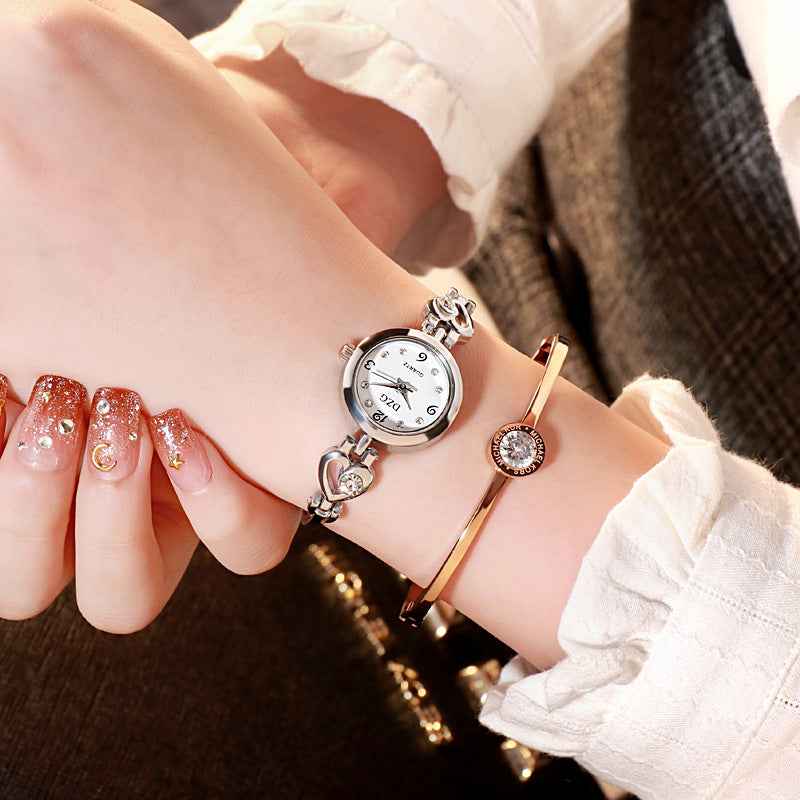 Rhinestone Casual Watch for Women - Simple Jewelry Style