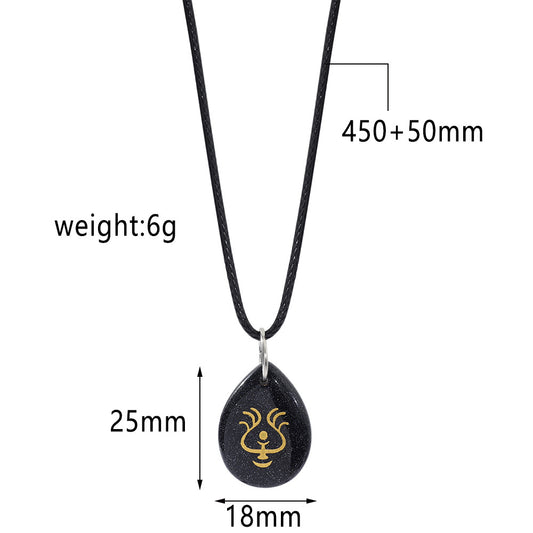 Sky City HIDA Water Drop Necklace - Neon North Clothing