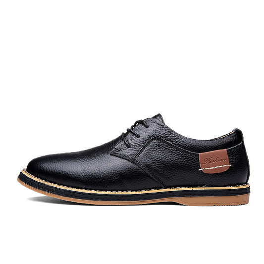 Men's Leather Dress Shoes for Casual and Formal Occasions with Soft Sole
