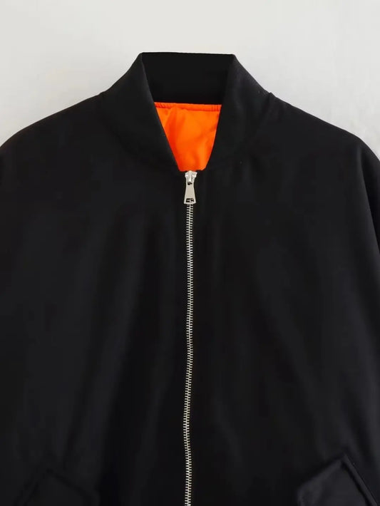 Black Oversize Parka Winter Coat - Neon North Clothing