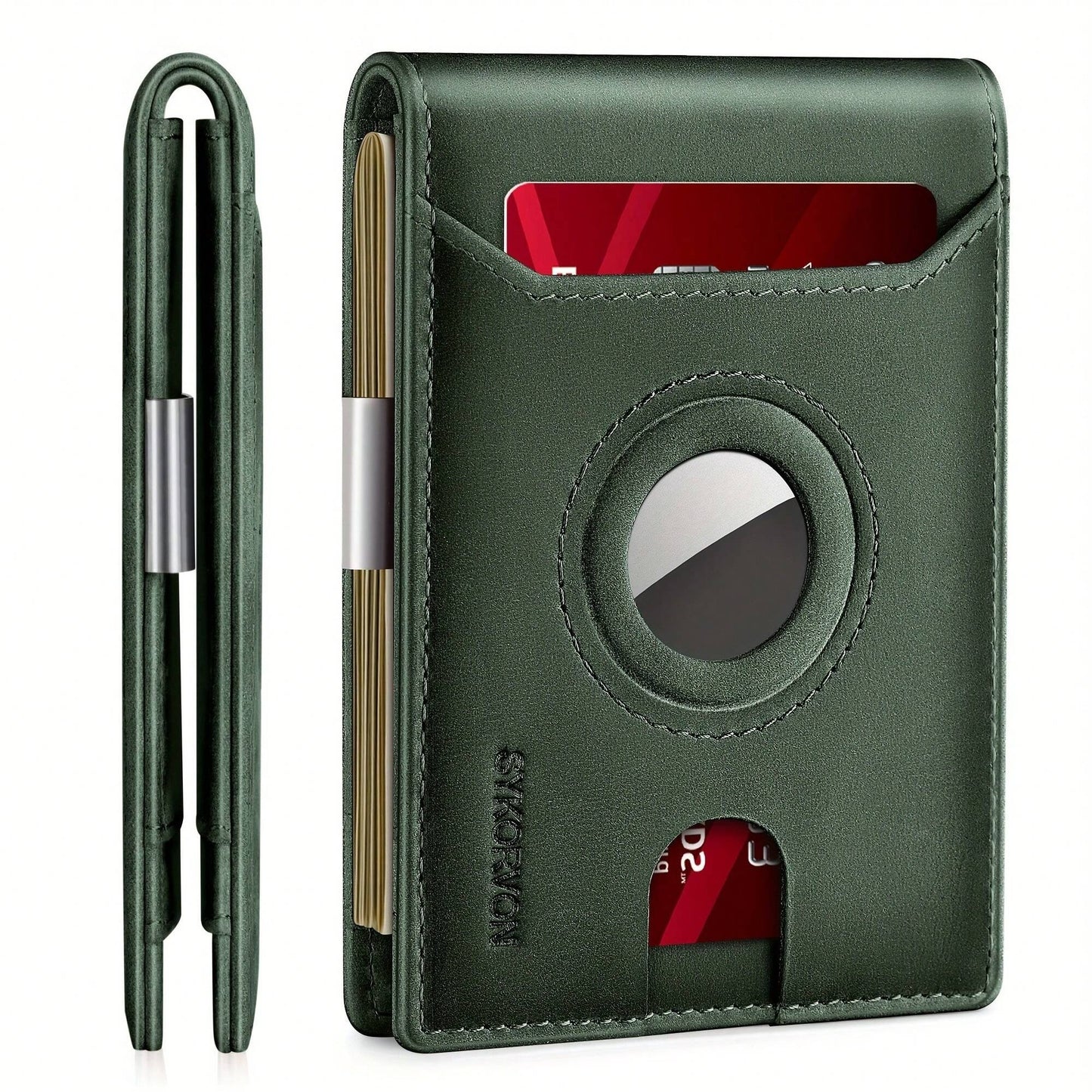 Airtag RFID Blocking Wallet For Men Up To 11cards -Air Tag Not Included