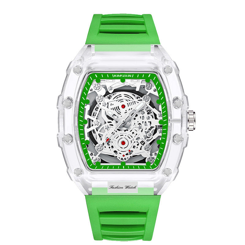 KIMSOUN Transparent Men's Cross-border Watch - Neon North Clothing