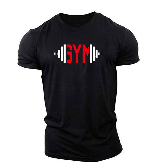 Camiseta de manga corta para hombre de la marca Popular GYM Neon North