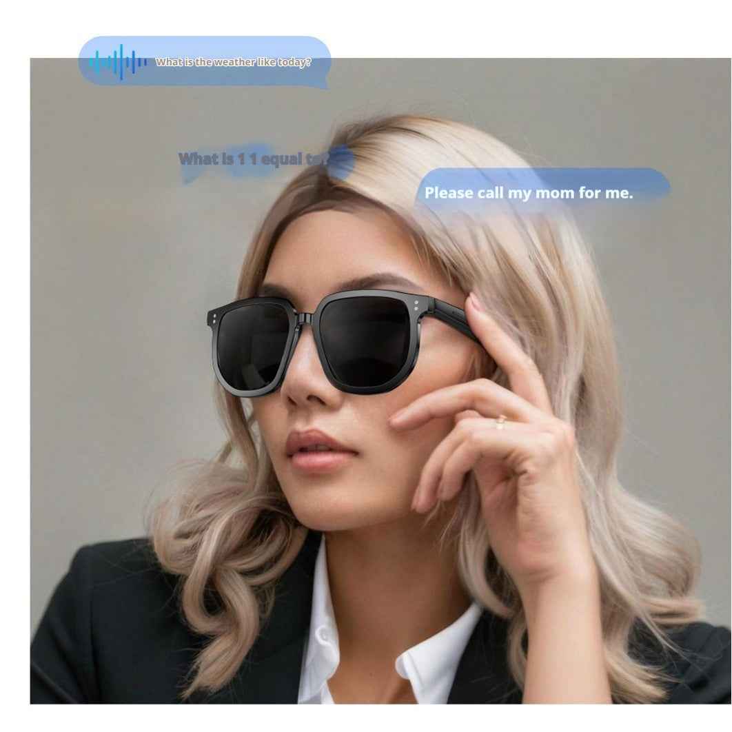 AI Smart Glasses with Wireless Bluetooth Audio for Ultimate Sunglasses Experience