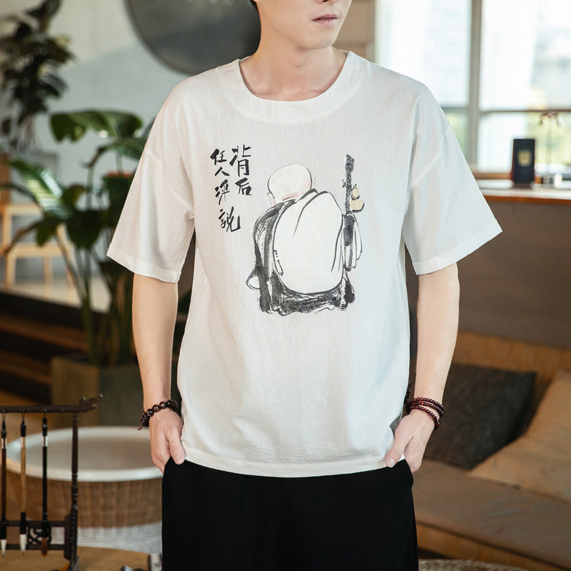 Cotton Buddha T-Shirt - Comfortable and Stylish Printed Tee - Neon North Clothing