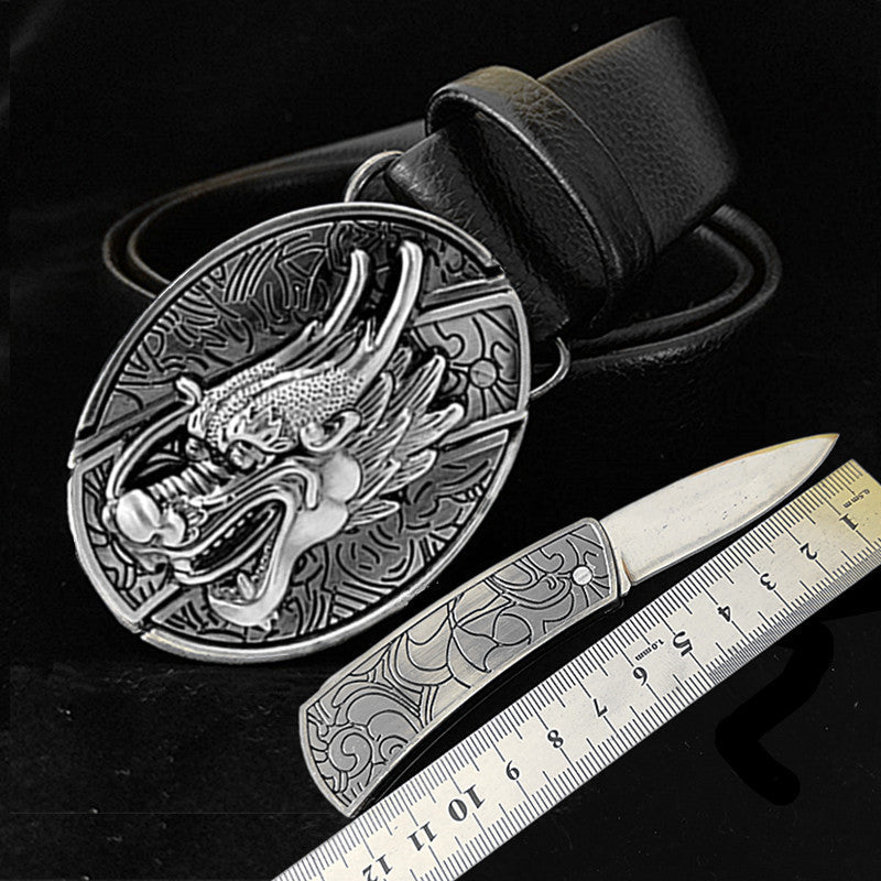 Smooth Buckle Trendy Punk Belt Buckle with Distinctive Style - Neon North Clothing
