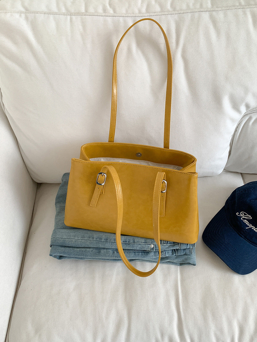 Vintage Large-Capacity Shoulder Bag for Women