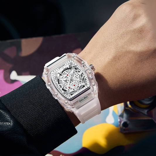 KIMSOUN Transparent Men's Cross-border Watch - Neon North Clothing