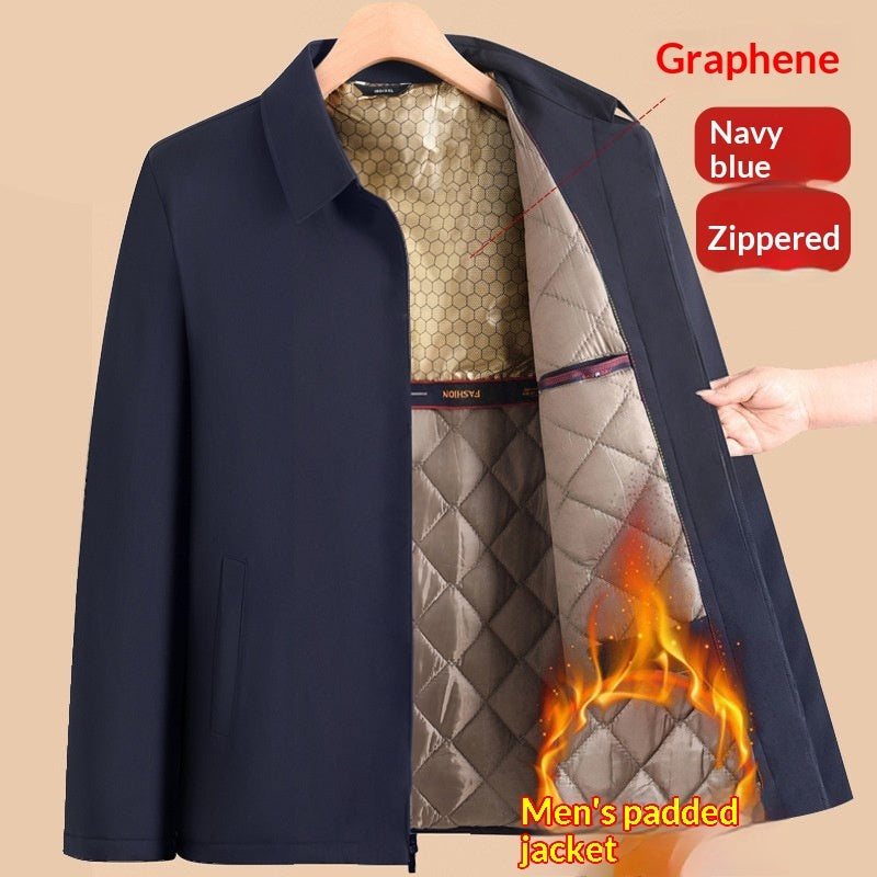 Mens Graphene Padded Jacket - Thickened and Warm