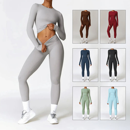 Tight-fitting Brushed Quick-drying Yoga Suit for Optimal Performance