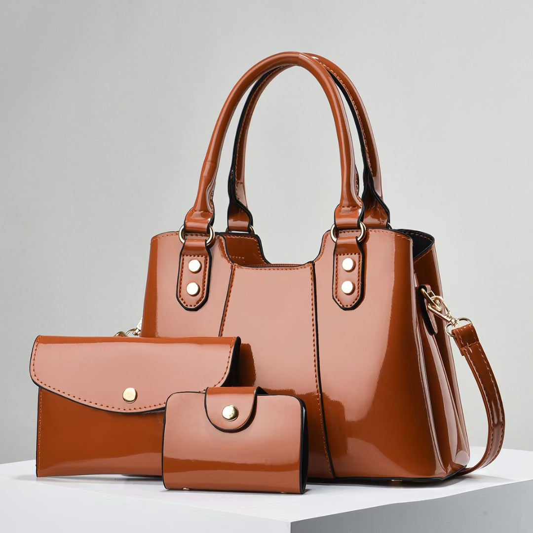 Large-capacity Mother-and-child Crossbody Bag Three-piece Set