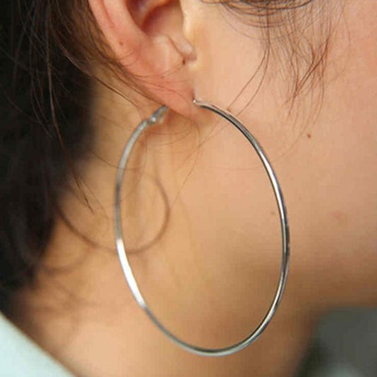 Retro Big Round Circle Earrings - Neon North Clothing