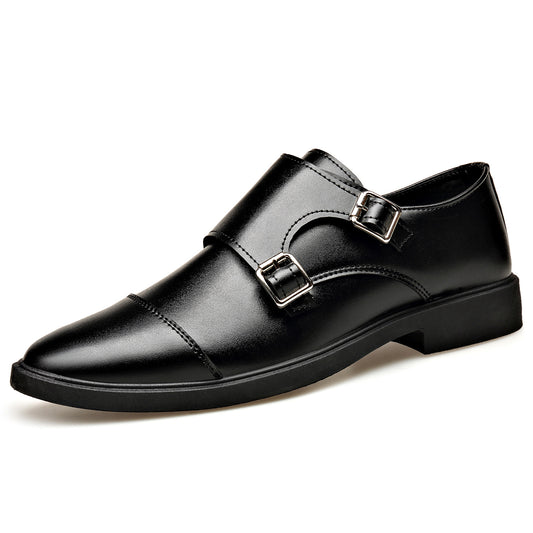 Soft Bottom Men's Leather Slip-on Shoes for All-day Comfort