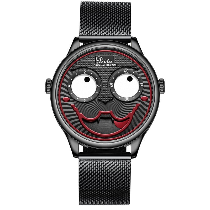 Joker Luxury Quartz Watch - Limited Edition Designer Alloy Timepiece - Neon North Clothing