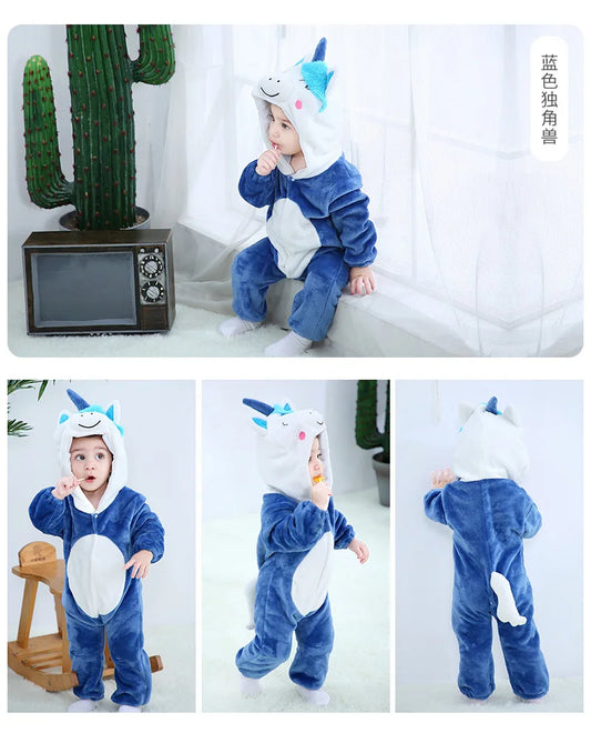 0 - 24 Months Toddler Animal Jumpsuit for Adorable Comfort and Fun - Neon North Clothing
