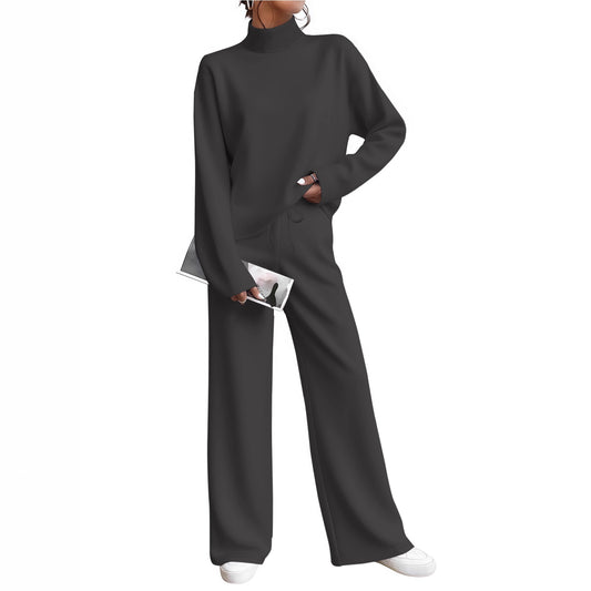 Solid Color T-Shirt Pants Set - Comfortable Two-Piece Outfit