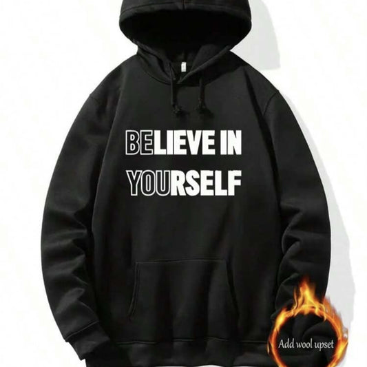 Drop-Shoulder Casual Hoodie Sweater for Effortless Style