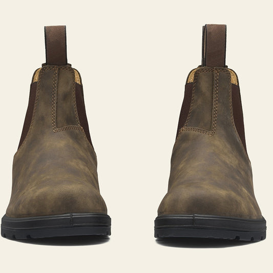 Men's Chelsea Boots - Round Toe Anti-Slip Ankle Design