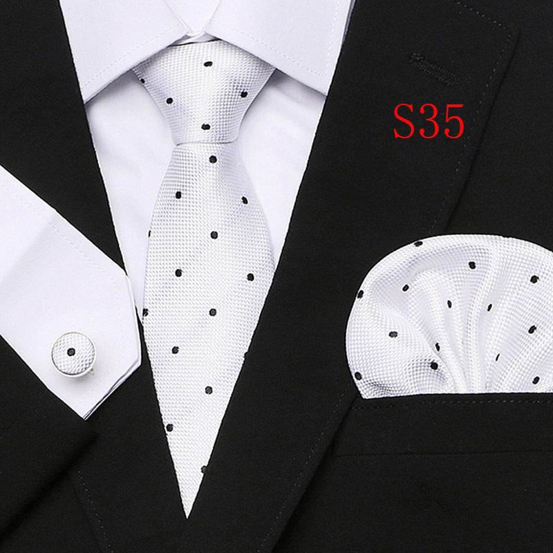 Paisley Tie Three-Piece Set for European and American Style - Neon North Clothing