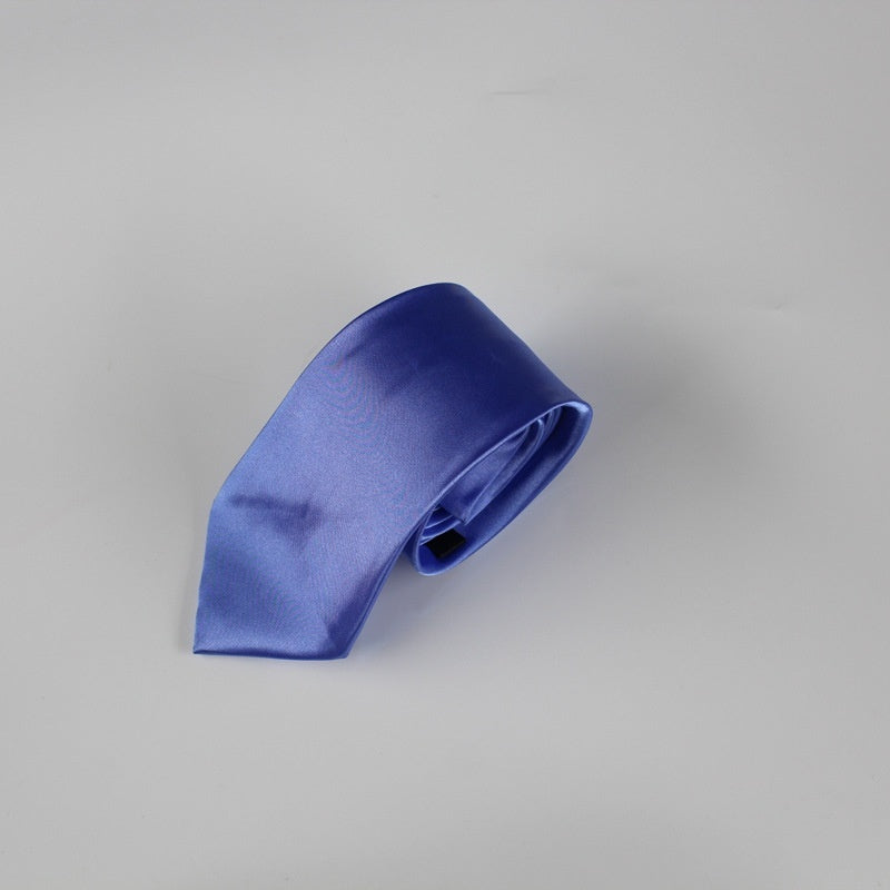 8cm Solid Color Tie in Monochrome Style - Neon North Clothing