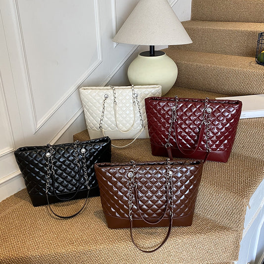Simple Crossbody Patchwork Bag - Versatile Handheld Style