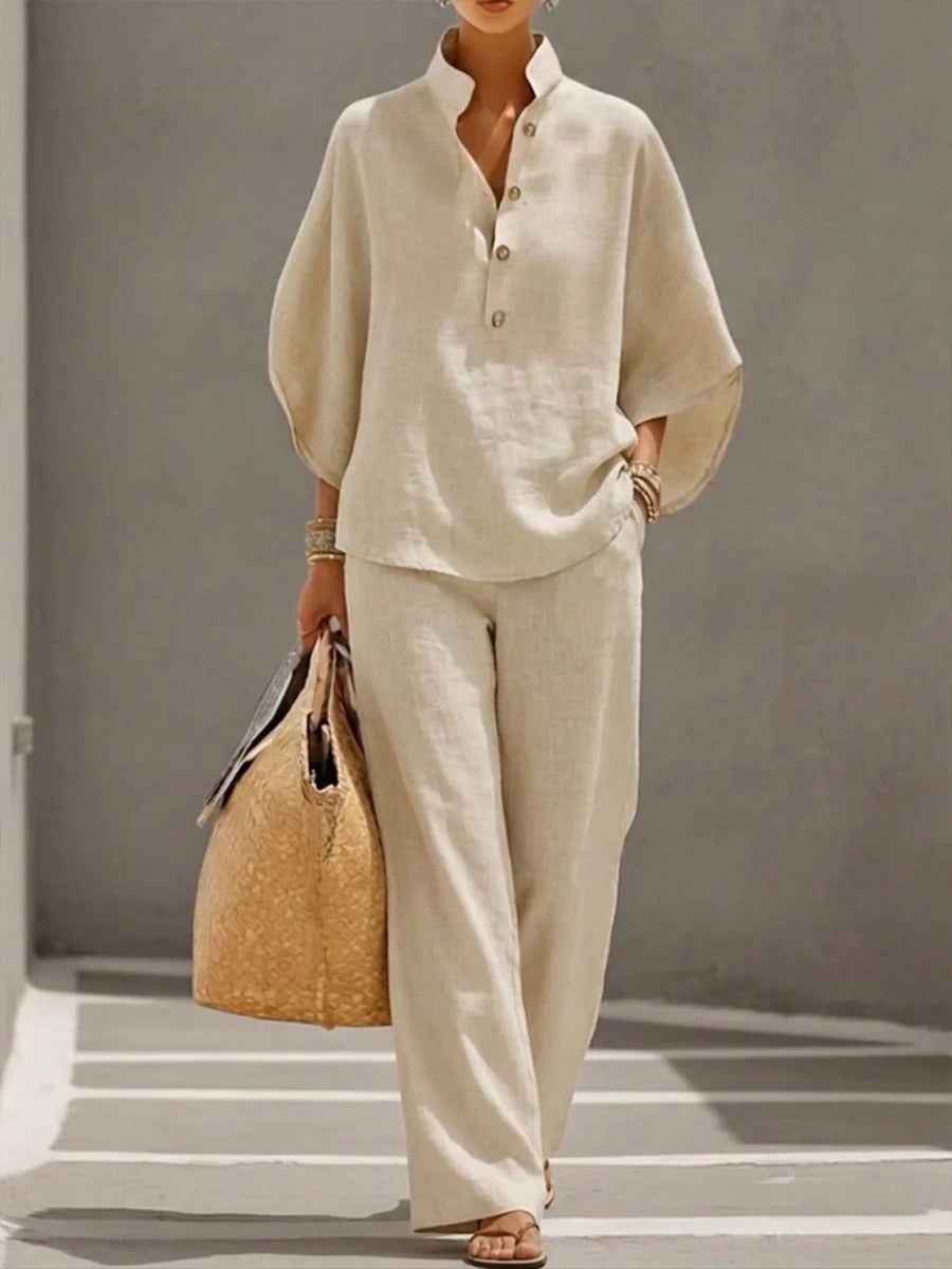 Women's Casual Versatile Shirt Set for Urban Outfits