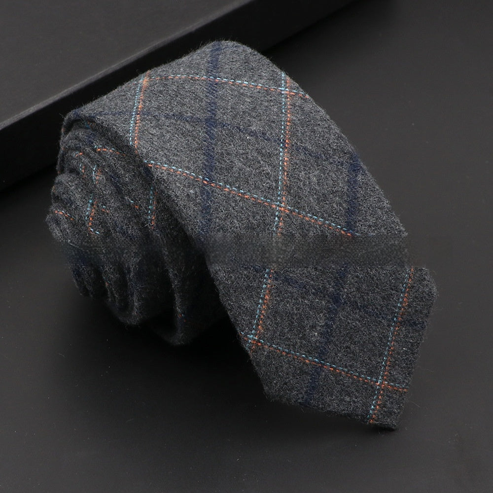 Artificial Woolen Necktie - Neon North Clothing