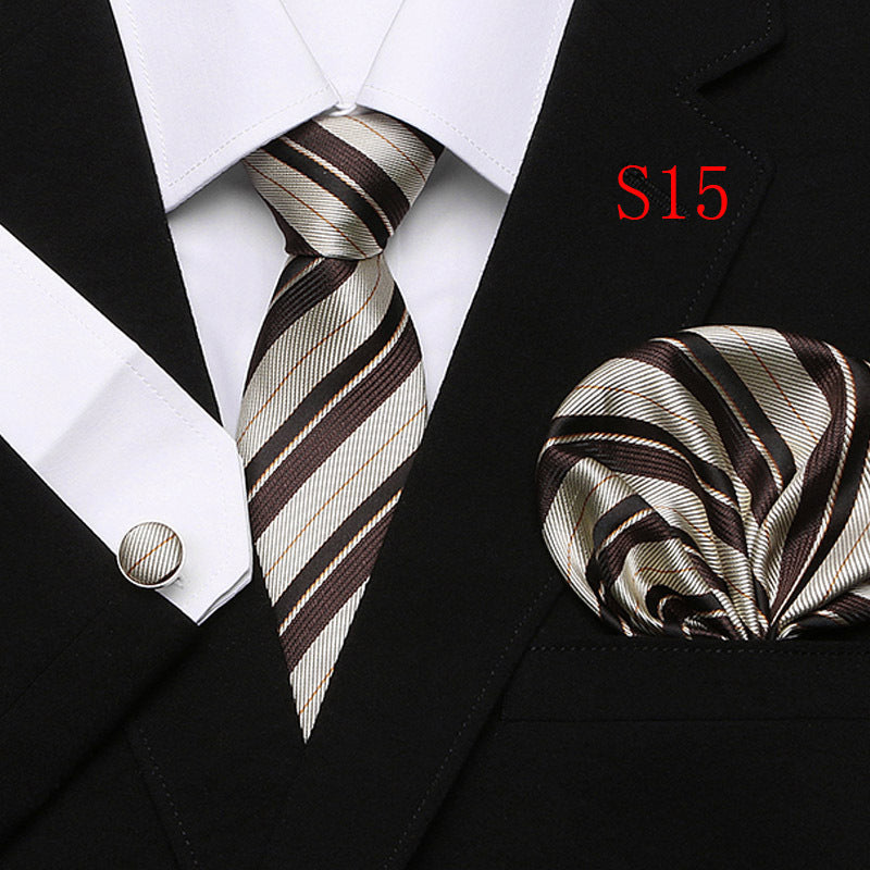 Paisley Tie Three-Piece Set for European and American Style - Neon North Clothing