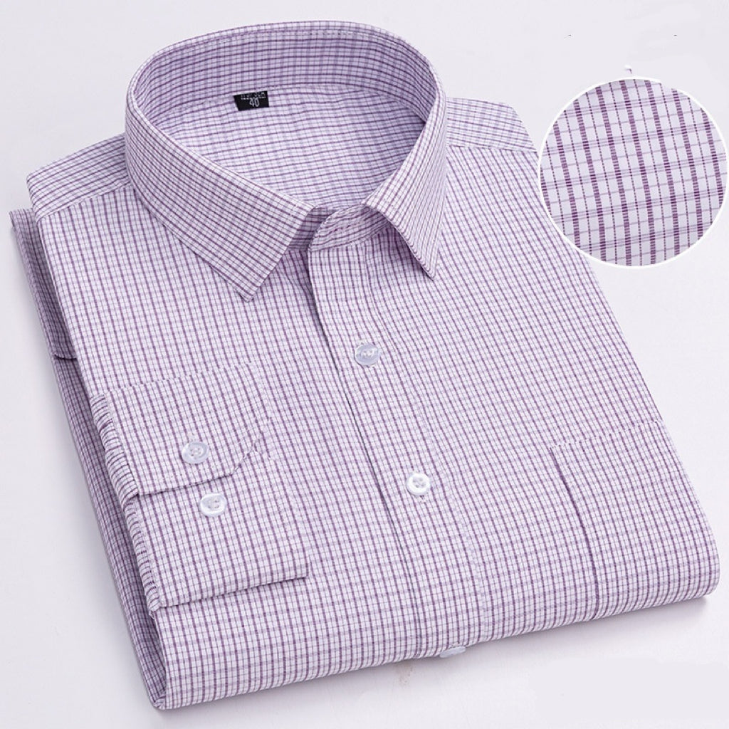 Men's Business Casual Shirt - Long-Sleeve Lightweight Style