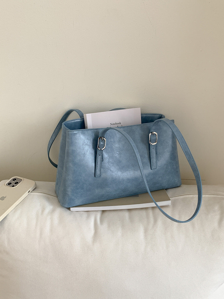 Vintage Large-Capacity Shoulder Bag for Women