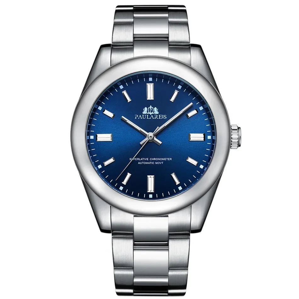 PAULARIES Automatic Watch for Men Mechanical Stainless Steel Luxury - Neon North Clothing