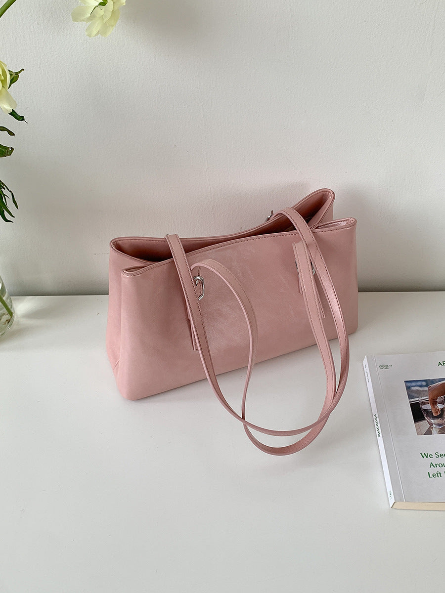 Vintage Large-Capacity Shoulder Bag for Women