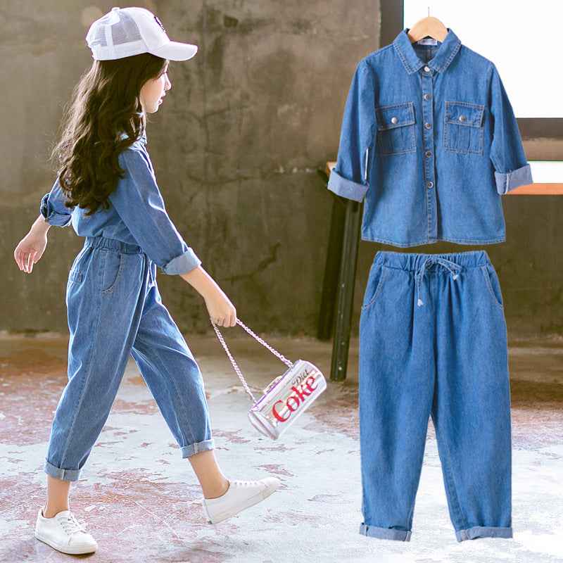 Unisex Cowboy Suit Set: Stylish 2-Piece Outfit for Trendy Western Style