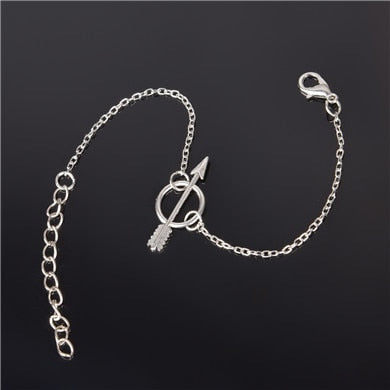 Simple Style Silver Plated Charm Bracelet - Neon North Clothing
