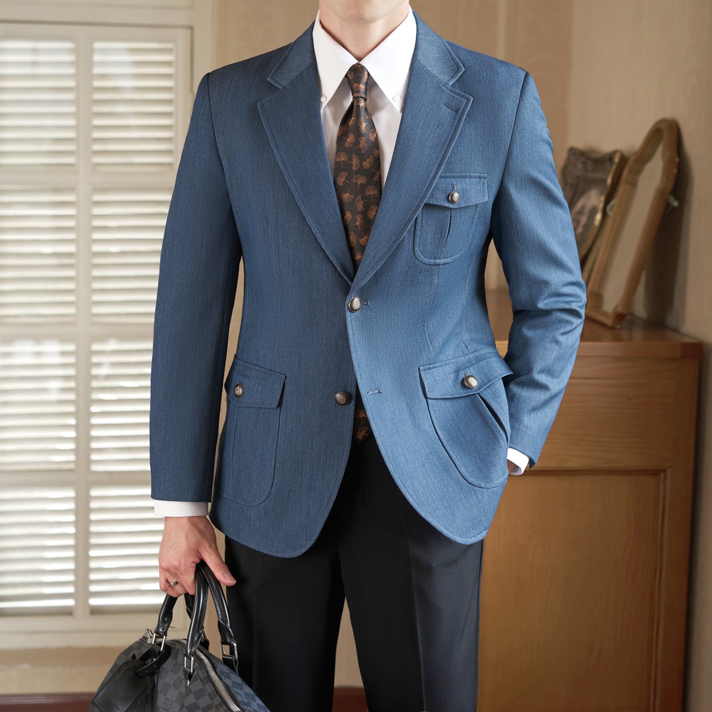 Casual Long-sleeved Blazer for Effortless Style