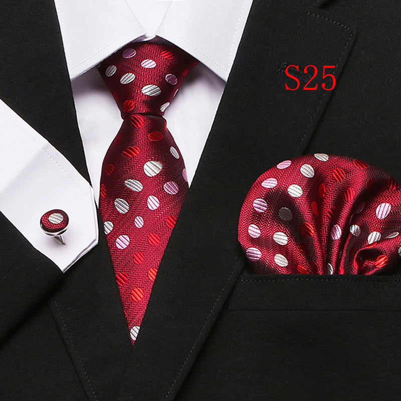 Paisley Tie Three-Piece Set for European and American Style - Neon North Clothing