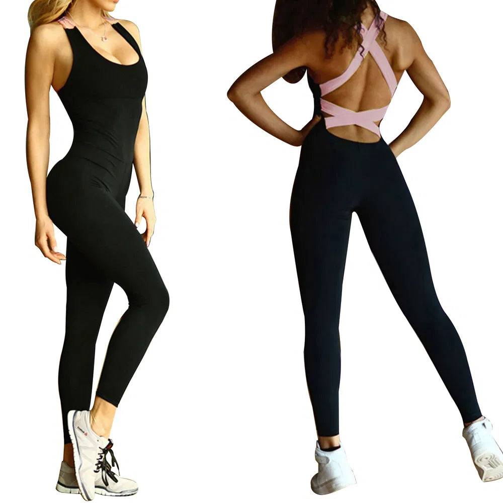 Women's Yoga Jumpsuit XL for Ultimate Sports and Gym Fitness Workout
