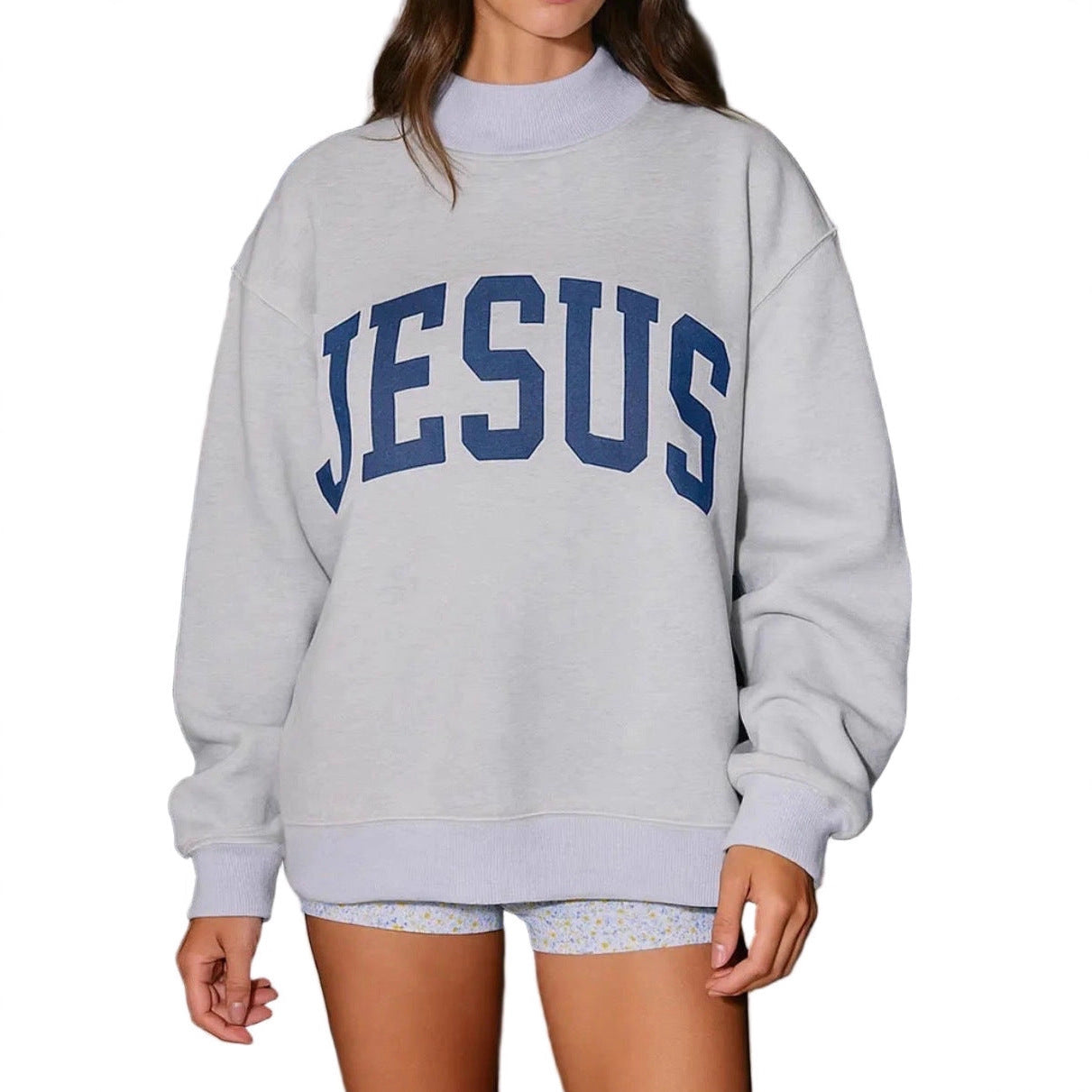 Printed Crewneck Sweatshirt - Long-Sleeve Loose-Fit for Ultimate Comfort and Style