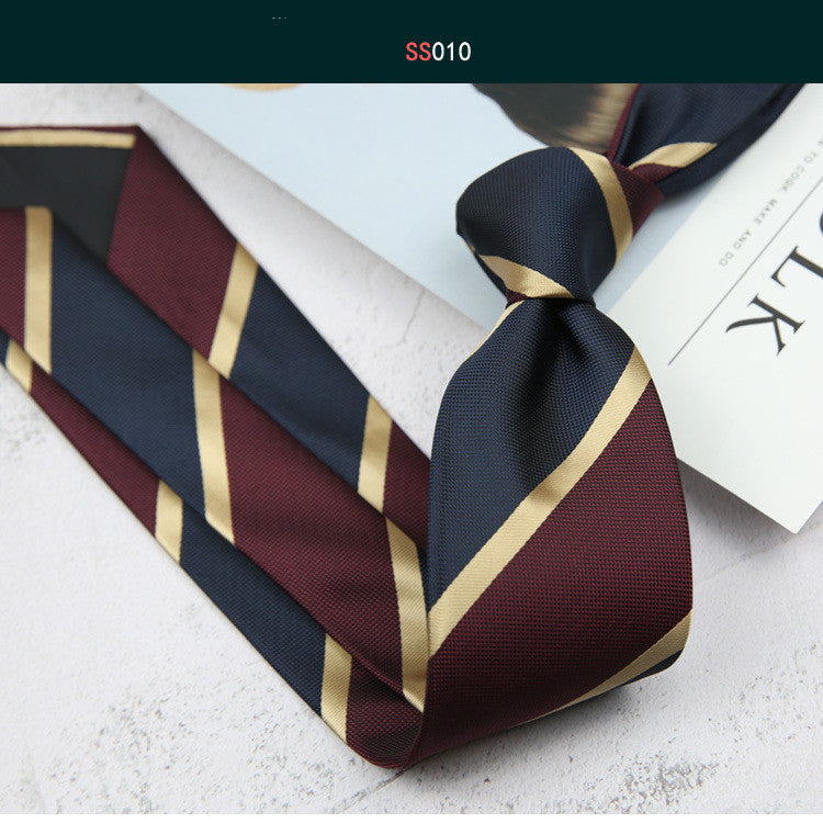 Men's Formal Striped Tie for Business Suit Elegance - Neon North Clothing