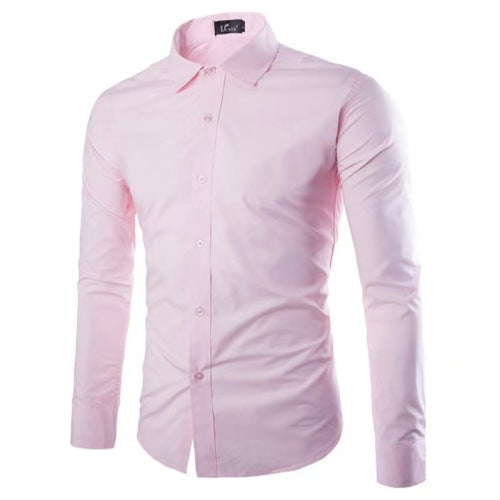 Casual Polo Shirt - Ironing Free Long Sleeves Regular Fit