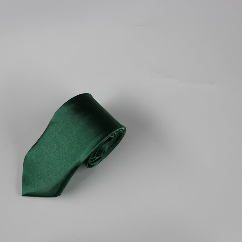 8cm Solid Color Tie in Monochrome Style - Neon North Clothing