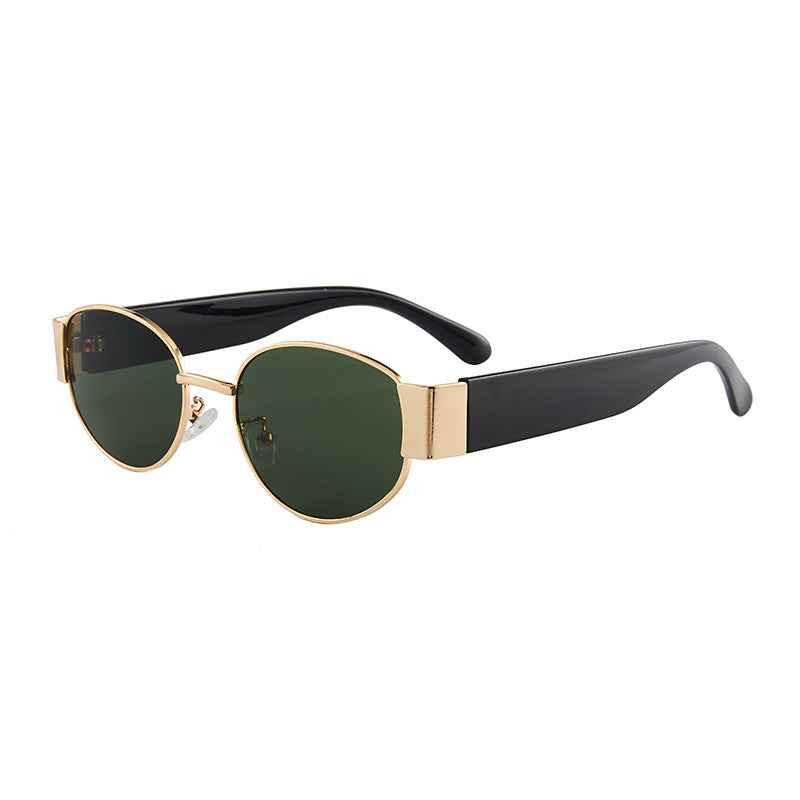 Trendy Round Sunglasses for Women and Men - Luxury Small Frame Design