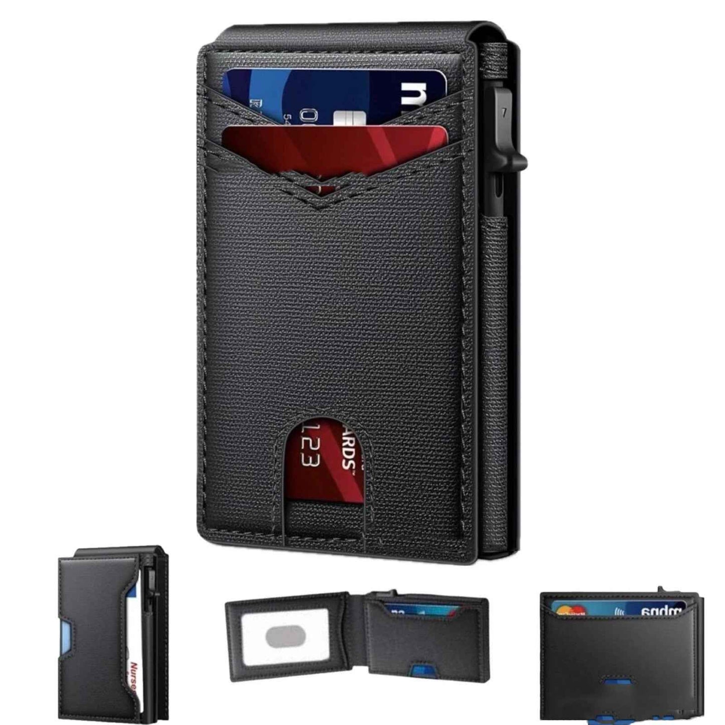 Men's Tactical Carbon Fiber Wallet - Durable and Stylish EDC Essential