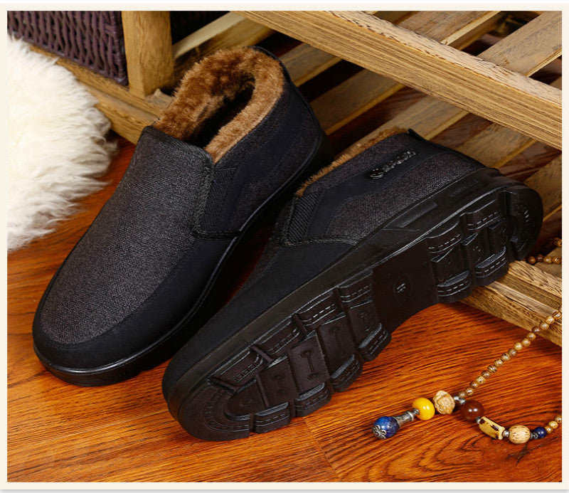 Comfortable Plush Non-Slip Boots with Wear-Resistant Sole and Soft Inner Lining