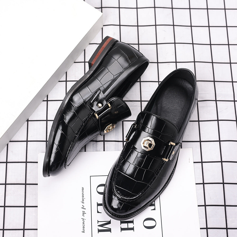 Men's Plaid Casual Loafers Black - Brown - Blue