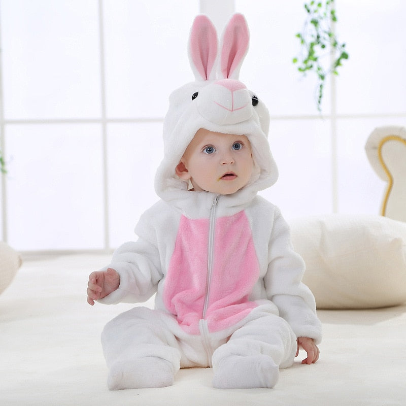 3M - 24M Infant Animal Jumpsuits for Cute and Comfy Baby Outfits - Neon North Clothing